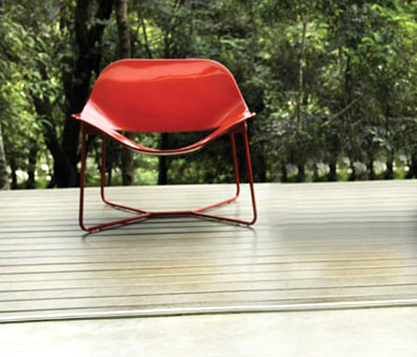 Oakley Red Paint-Red Lacquer Lounge Chair.png