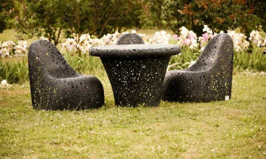 Unique Hand-Crafted Basalt Fiber Furniture by Raimonds Cirulis