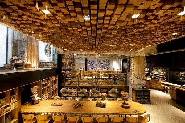 Starbucks concept store in Amsterdam instead of bank vault 6
