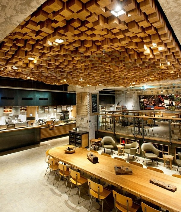 Starbucks concept store in Amsterdam instead of bank vault 8