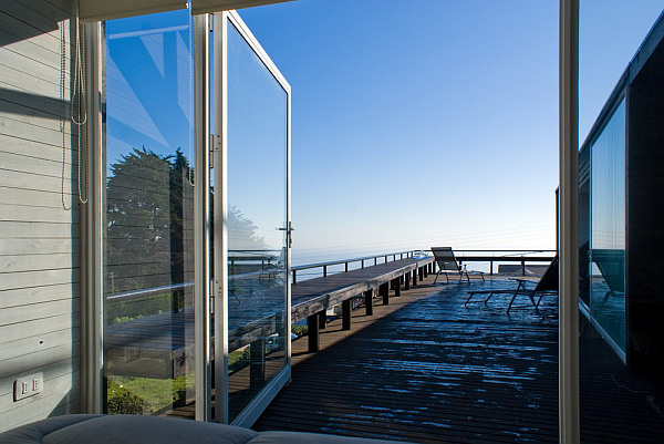 Tacna Hill Beach House deck with beach view