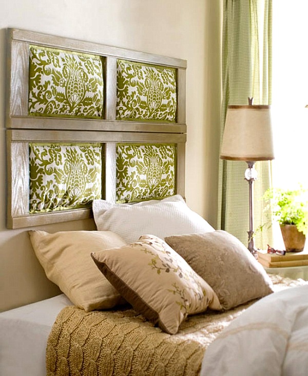 Upholsterd Shutter Headboard