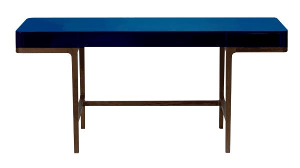 Victor Desk With Navy Lacquered Top
