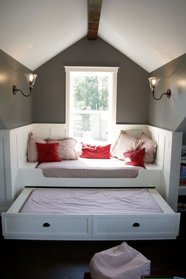 attic bedroom bed design