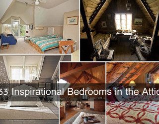 Modern Cool & Fancy Functional: 32 Attic Bedroom Design Ideas