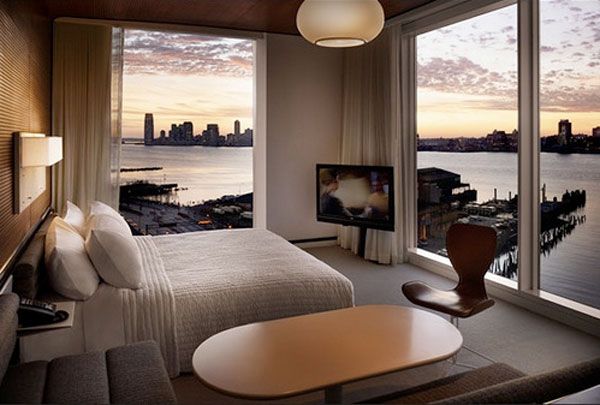 city skyline bedroom views