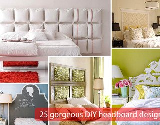 25 Gorgeous DIY Headboard Projects