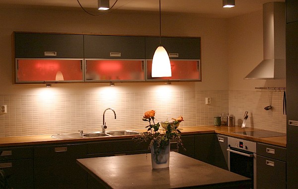 elegant kitchen lighting