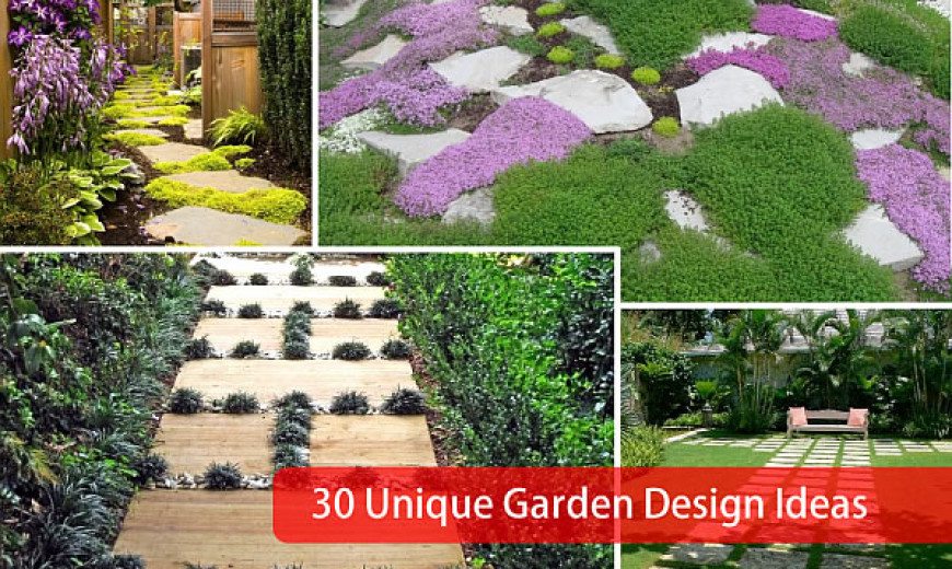 30 Unique Garden Design Ideas