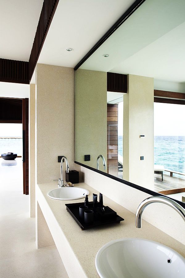 luxury beach house bathroom