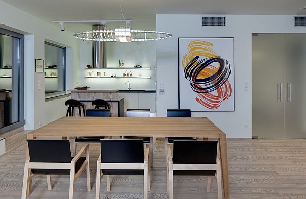modern flat in Bratislava modern kitchen furniture