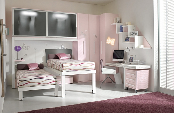 shared bedroom styles for teenage girls