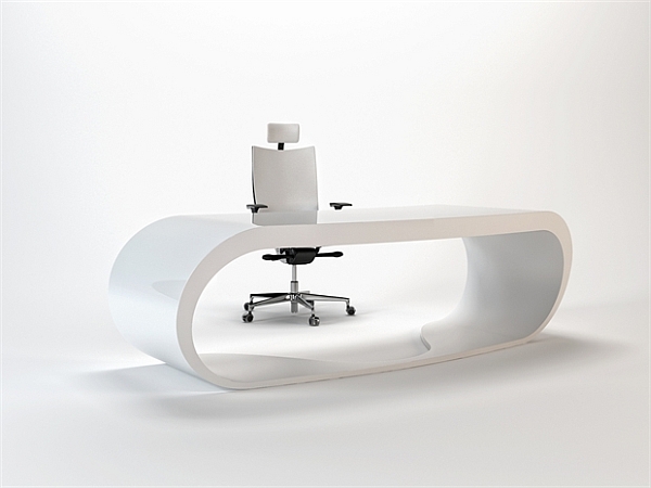 white Goggle Office Desks