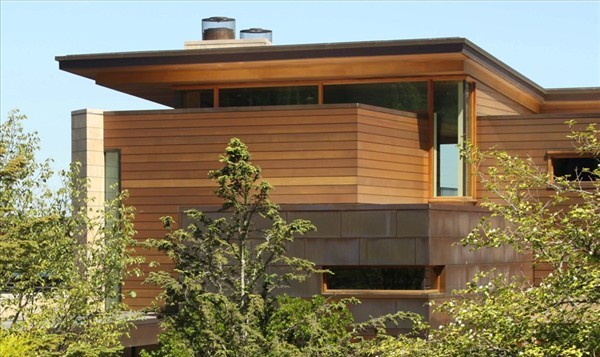 Calkins Point Residence 2 - wooden exterior surface