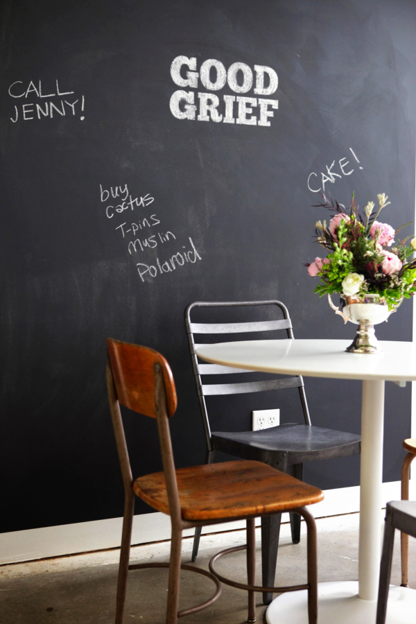 Chalkboard Paint Dining Room