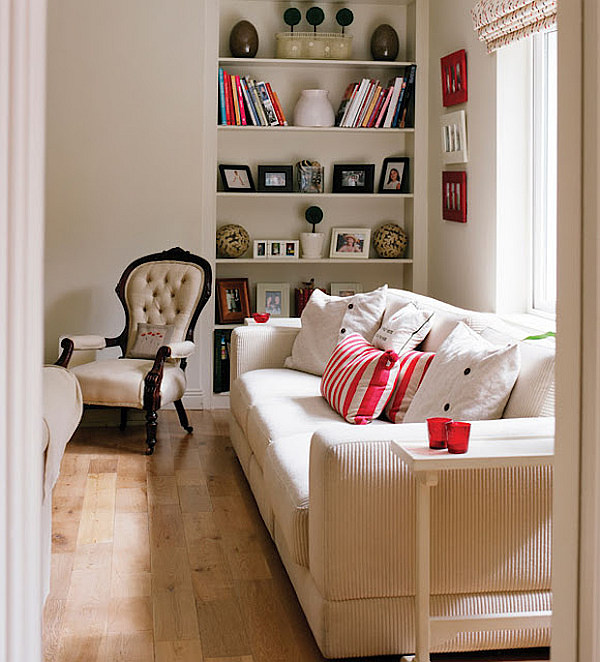 Country Bungalow Ireland - white couch living room