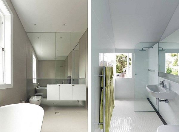 Elliott Ripper House 14 - white modern bathroom design