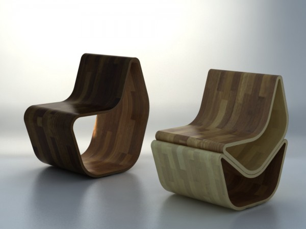 GVAL Chair with wood flooring design