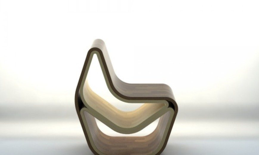 GVAL Wooden Chair draws inspiration from nature with stylish curves