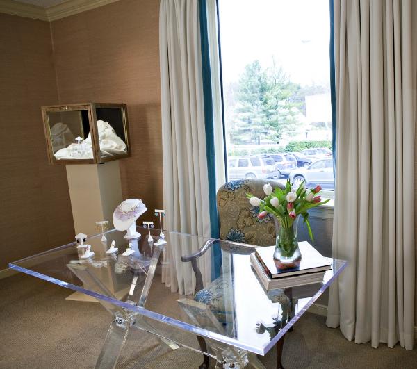 Lucite-and-Glass-Desk