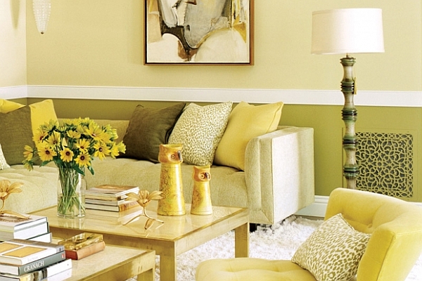 Luxurious-Beverly-Hills-Home-yellow-themed-living-room