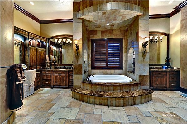 Luxury Home Washington - Tuscan Villa 7 - beautiful bathroom design