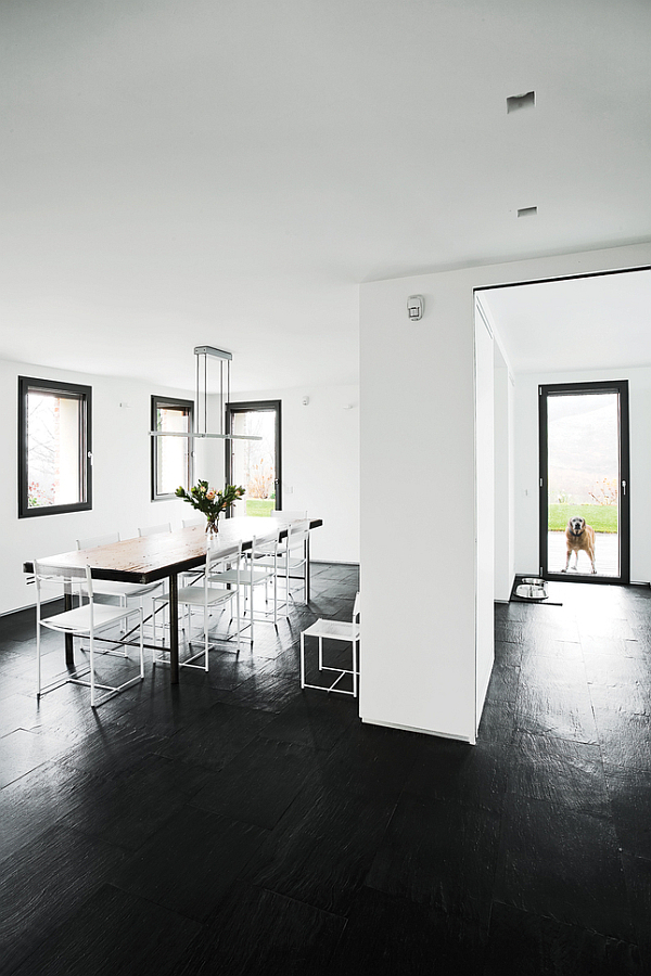 Luxury Renovated Farmhouse - minimalist dining room