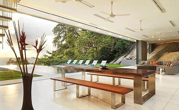 Luxury Villa Amanzi, Phuket, Thailand 7 - contemporary dining area