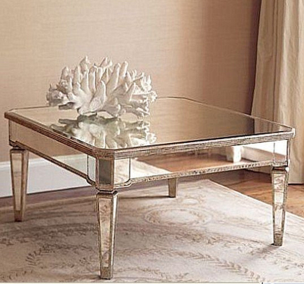 Mirrored-Glass-Coffee-Table