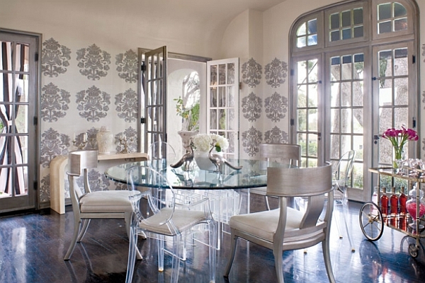 Old Hollywood Glam dining room furniture