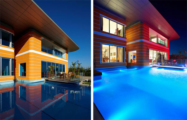 Orange House in Turkey - outdoor pool