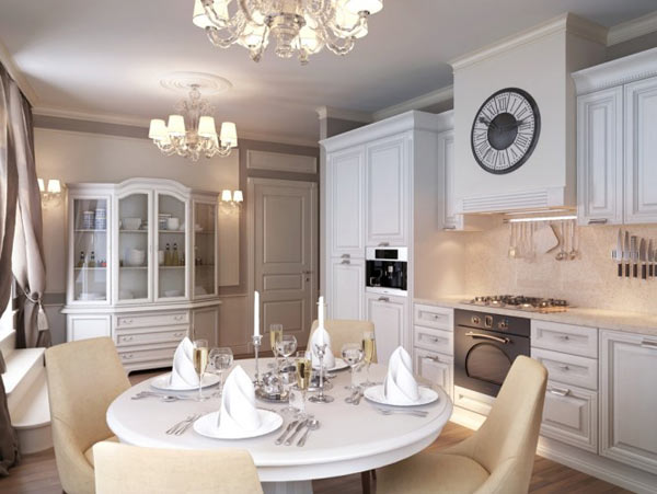 Russian Apartment Design - dining room