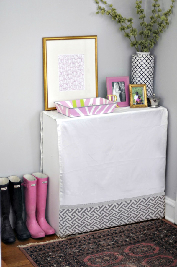 Skirted-Entryway-Table