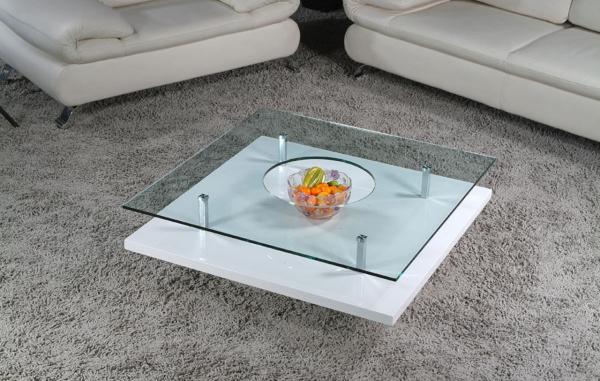 Square White Coffee Table