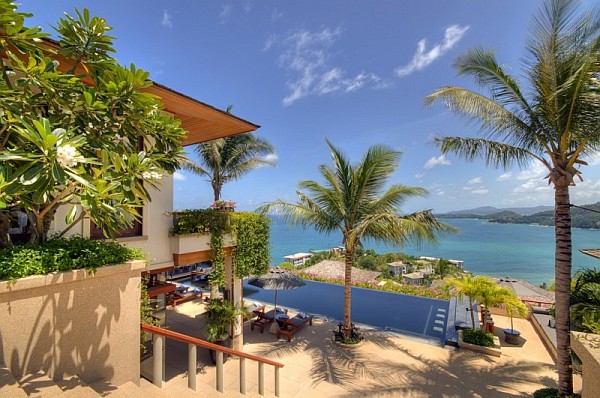 Thai Luxury Seaside Villa - view from atop