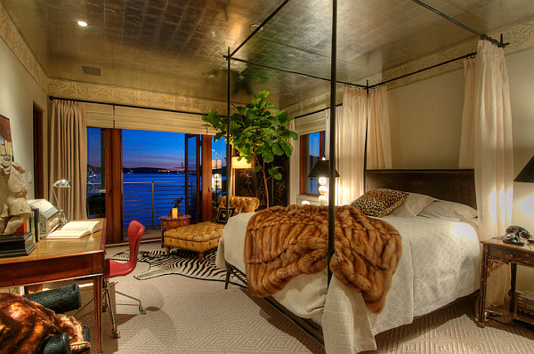 Villa Belvedere - San Francisco - Decoist 24 - lavish bedroom with luxury accessories