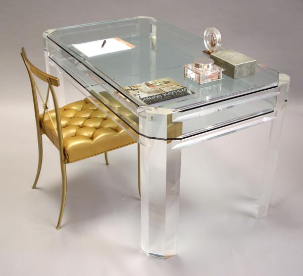 Acrylic Home Office Desks for a Clearly Fabulous Work Space