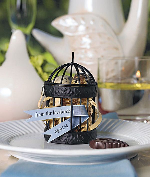 birdcages wedding plate accessories