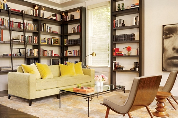 bright-living-room-with-bookcase-on-the-walls