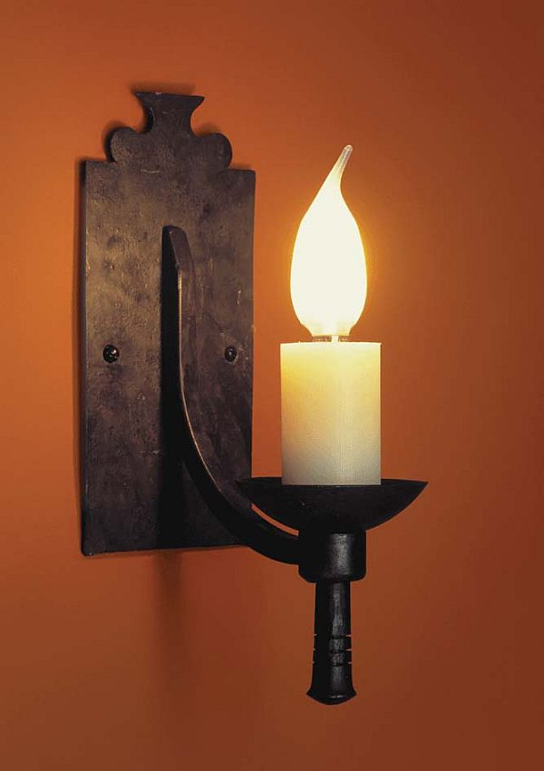 candle wall sconce with bulb