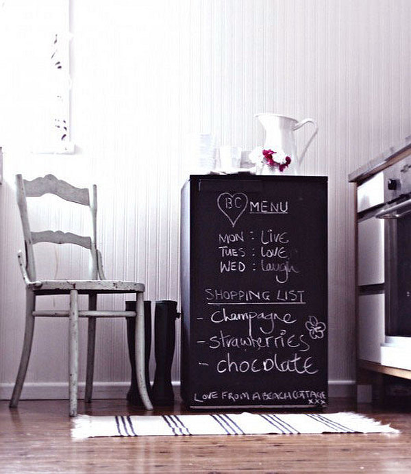 chalkboard paint small drawer