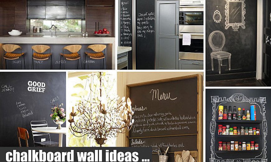 Chalk Full of Ideas: 12 Creative Projects Using Chalkboard Paint   Chalkboard wall, Chalkboard paint projects, Chalkboard projects