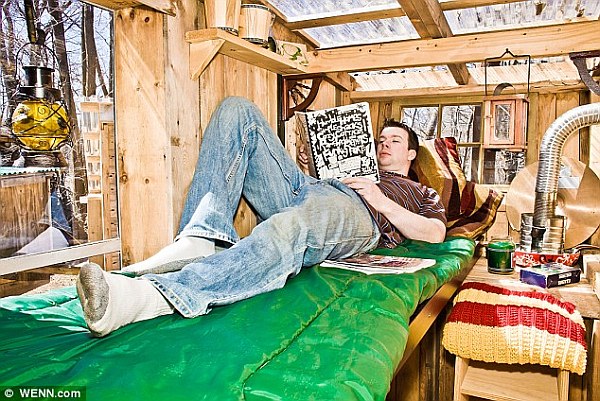 Tiny House Living: $200 Microhouses Built with Scavenged Stuff