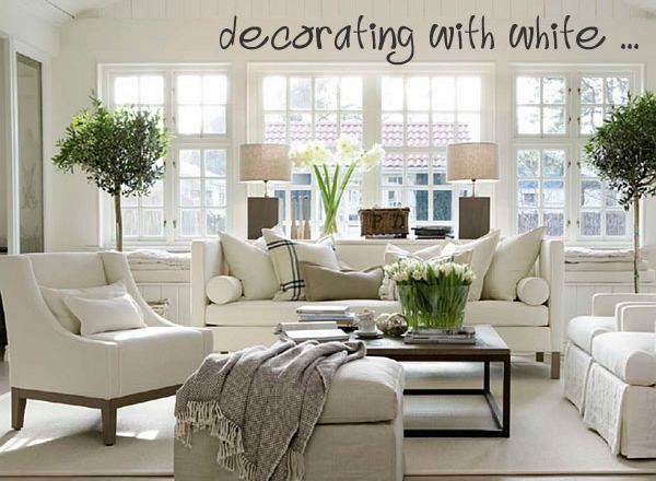 decorating with white