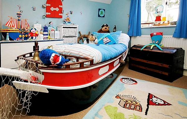 design kids rooms boys - pirates theme