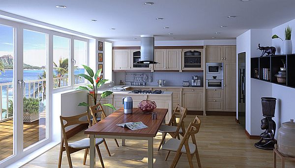 dining room table with chairs