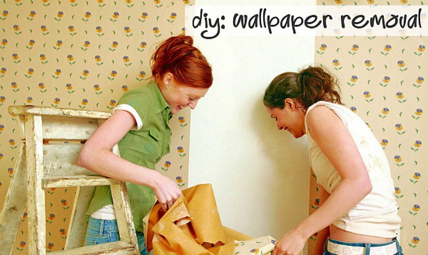 DIY Wallpapering: Out with the Old, In with the New