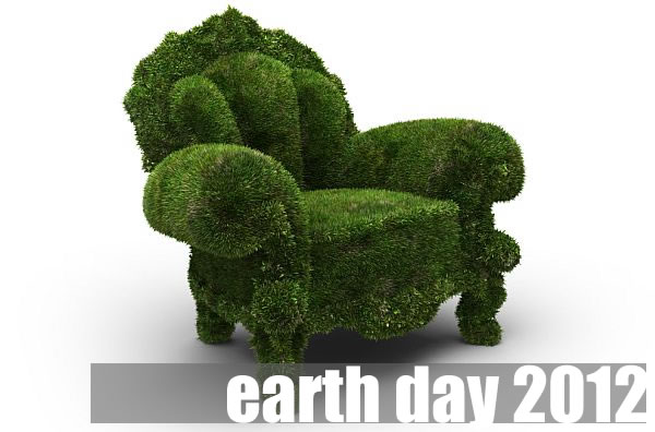 earth day 2012 - grass chair