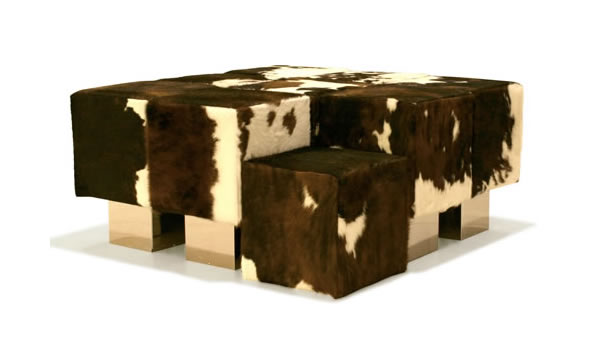 engineered upholstered cubes - modular seating