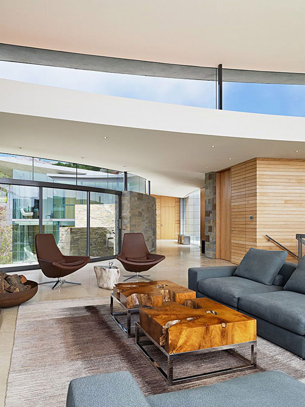 home perched on a cliff with ocean views 6 - contemporary living room